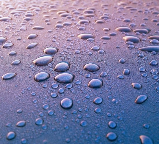 water-droplets-on-moisture-resistant-surface