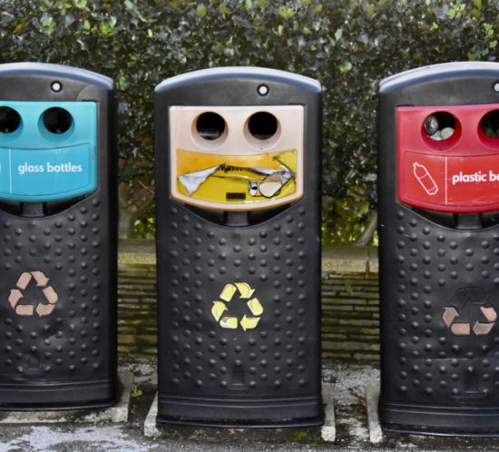 three-recycling-bins-for-packaging-waste